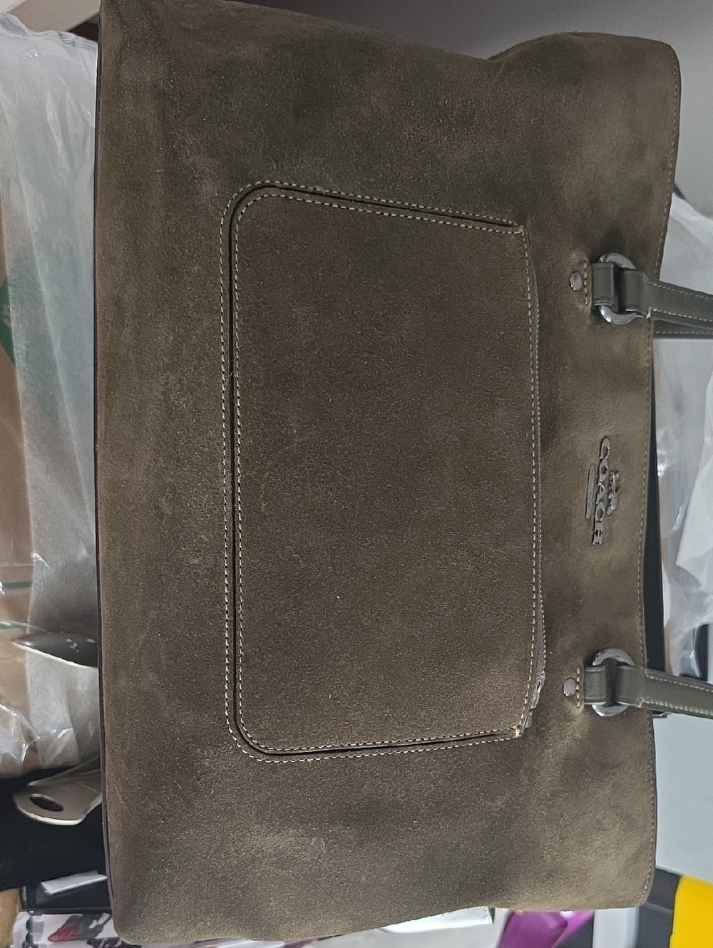Coach Suede Tote